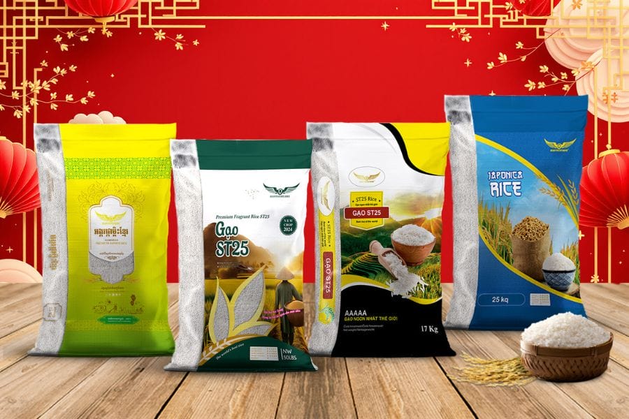 Kích thước bao đựng gạo chuẩn phổ biến